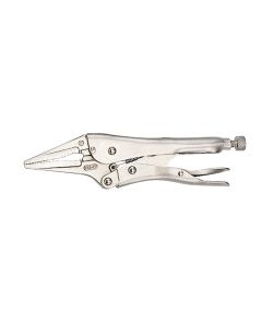 Genius Tools Long Nose Locking Pliers with Cutter, 6"L - 531306LN