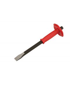 Genius Tools 5/8" Hex Shank, 19mm Flat Chisel with Handle Guard - 563819P