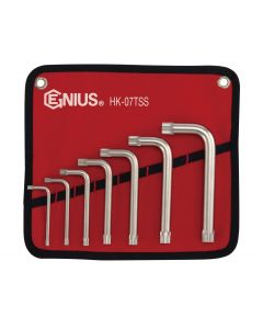Genius Tools 7 Piece Triple Square Key Wrench Set (S2 Tool Steel) - HK-07TSS